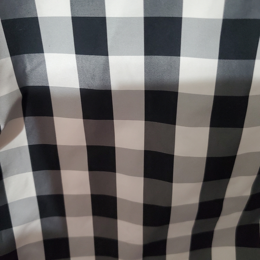 Ralph Lauren women's plaid black & white rain jacket size medium - Picture 7 of 9